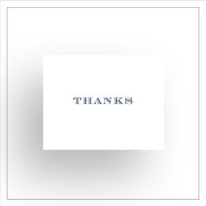 morewithprint a size notecards Thank You Fold Over style for men thumbnail Mock up