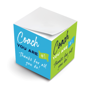 MWP Best Coach Ever Sticky Note Cube Virtual