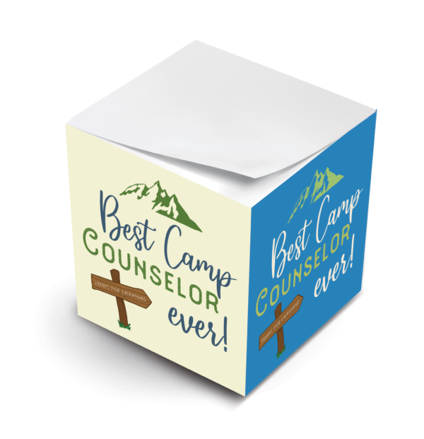 MWP Best Counselor Ever Sticky Note Cube Virtual